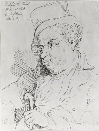 William Crockford by Thomas Rowlandson